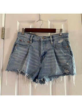 Lucky Brand Mom High Rise Jean Shorts Altered
